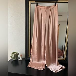 High Waisted Silk Pants by Silence + Noise / Urban Outfitters